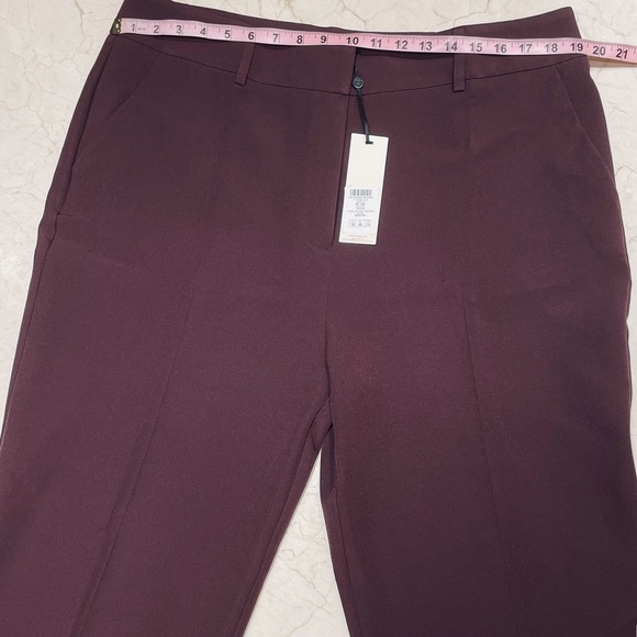 Love & Roses Petite Wide Leg Trousers (BNWT) — Burgundy (14P) - Picture 3 of 5